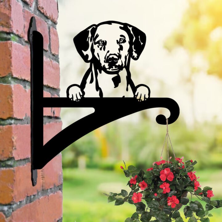 Hanging Basket Bracket Dalmatian image 0
