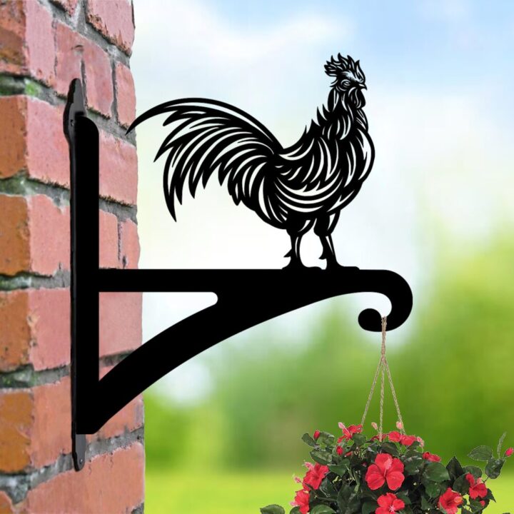 Hanging Basket Bracket Cockerel image 0