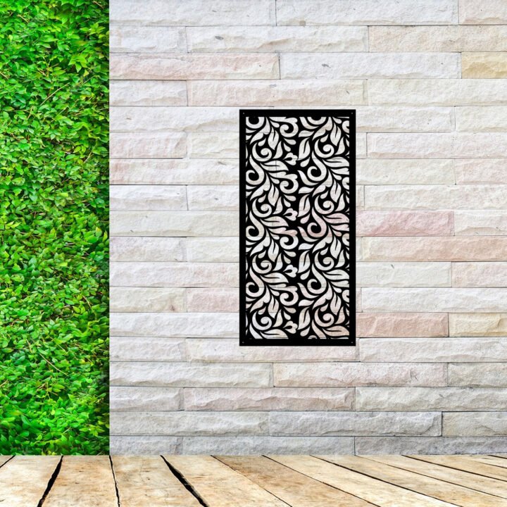 Metal Wall Art Dragon Herb Screen image 3