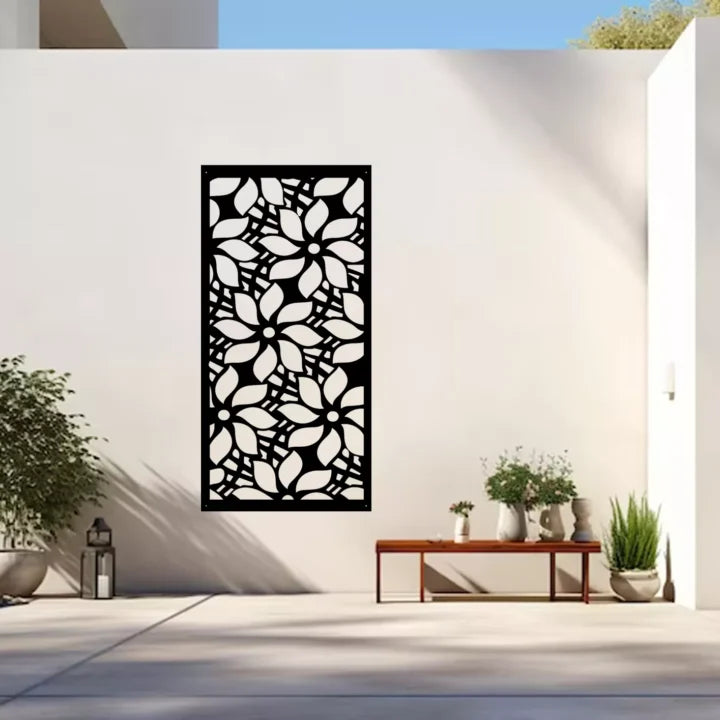Metal Wall Art Flower Screen 3 image 3