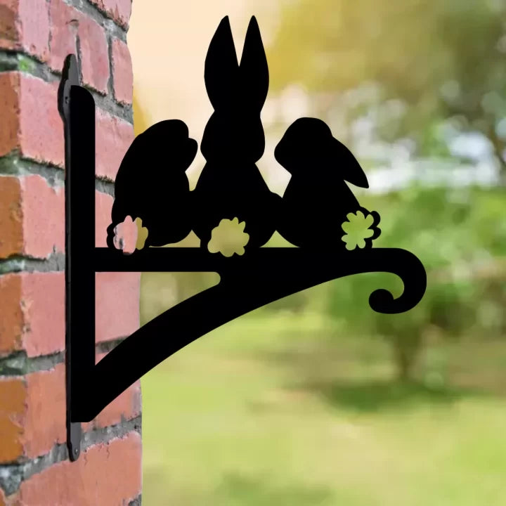 Hanging Basket Bracket Bunnies image 2