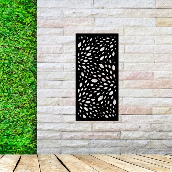 Metal Wall Art Bull Brush Screen image 3