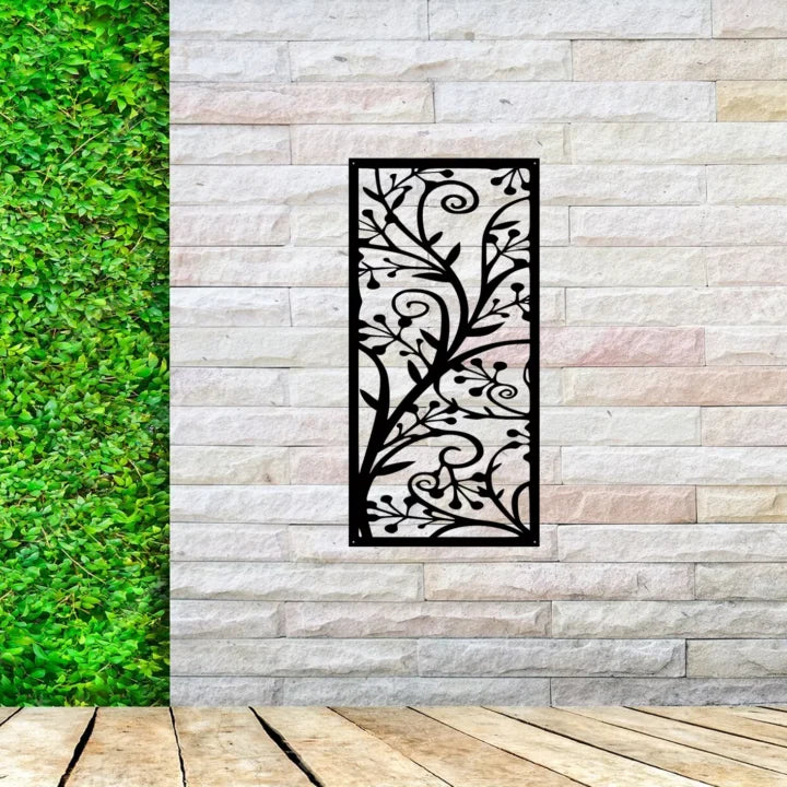 Metal Wall Art Flower Screen image 2