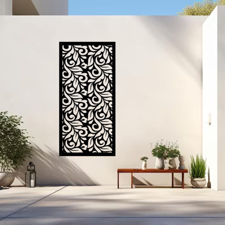 Metal Wall Art Dragon Herb Screen image 5