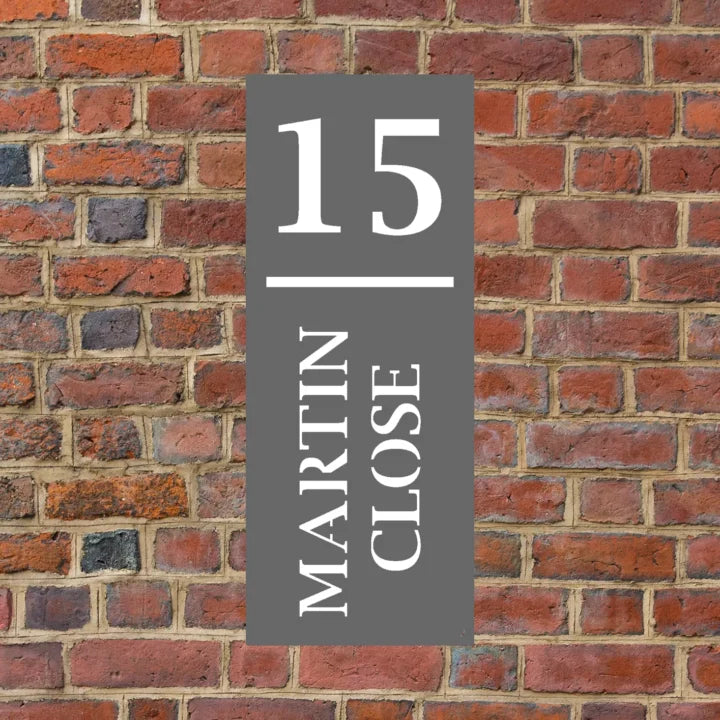 Metal House Number Vertical image 6