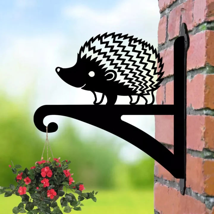 Hanging Basket Bracket Hedgehog image 1