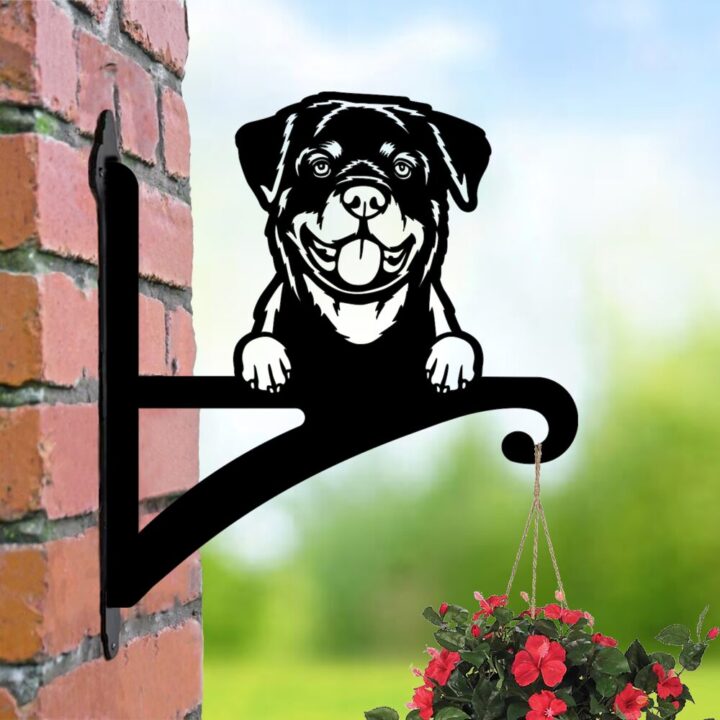 Hanging Basket Bracket Rottweiler image 0
