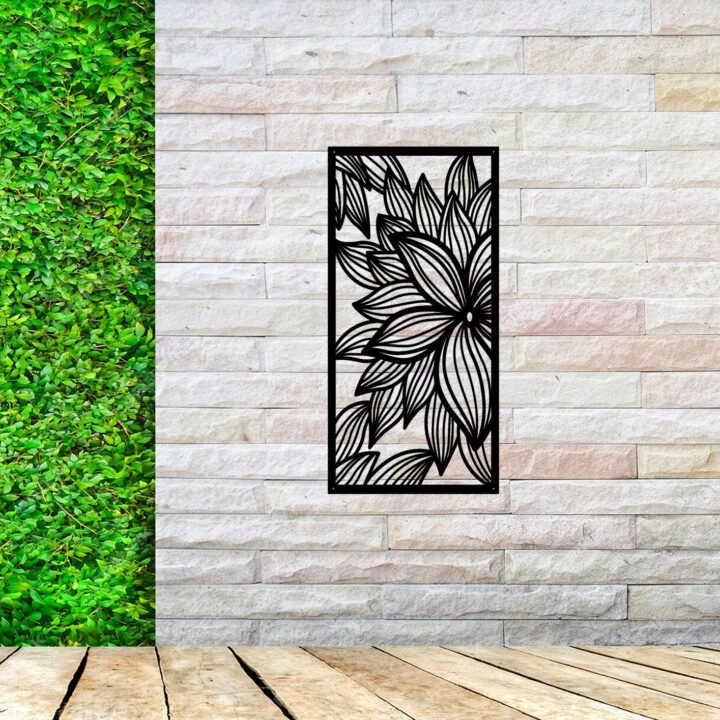 Metal Wall Art Fox Mint Screen image 4