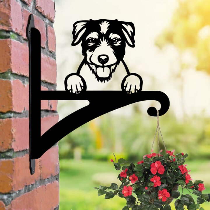 Hanging Basket Bracket Jack Russel image 0