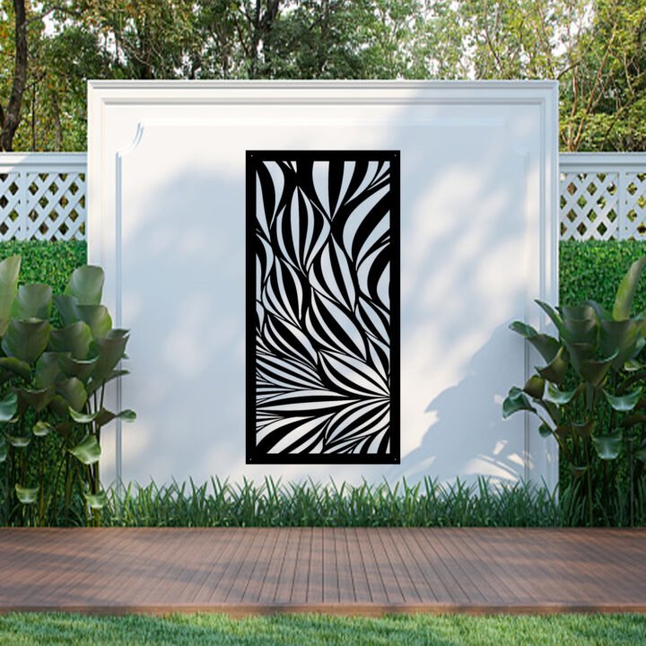 Metal Wall Art Snake Lace Screen image 0