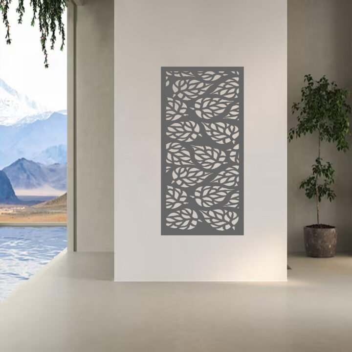 Metal Wall Art Crown Blossom Screen image 2