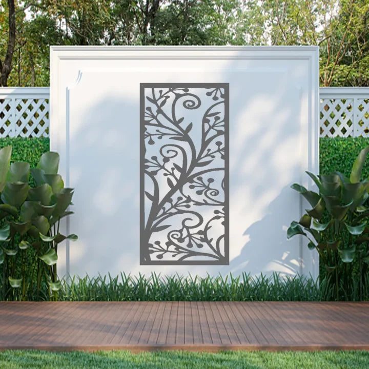 Metal Wall Art Flower Screen image