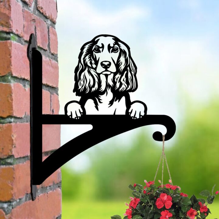 Hanging Basket Bracket Cocker Spaniel image 0