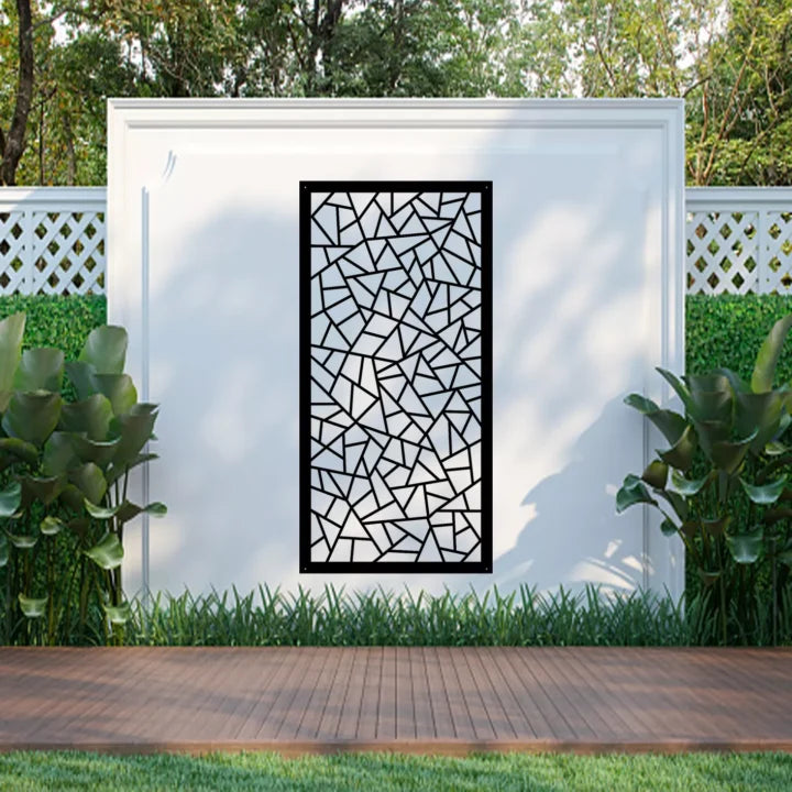 Metal Wall Art Triangle Mosaic Screen image 0