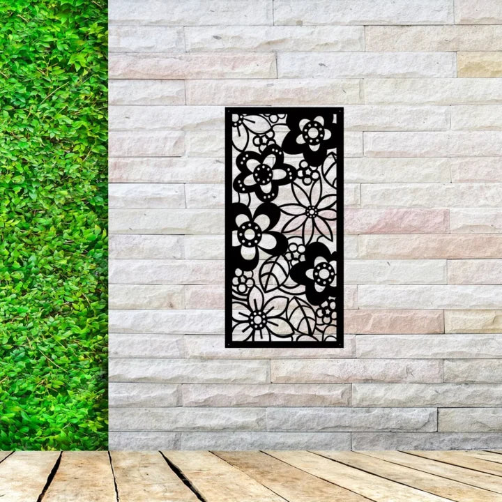 Metal Wall Art Flower Screen 2 image 2