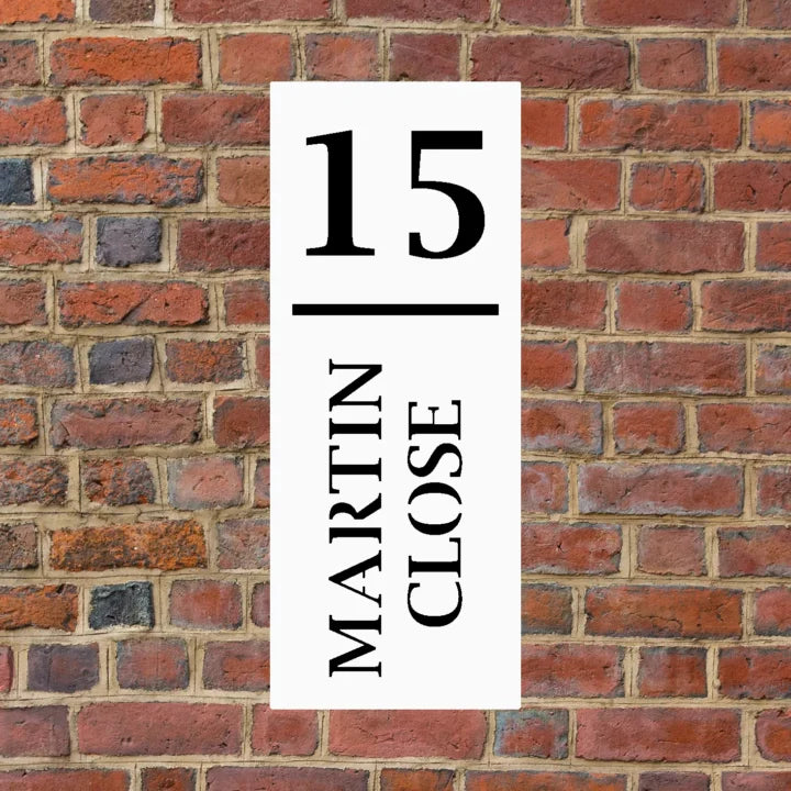 Metal House Number Vertical image 5