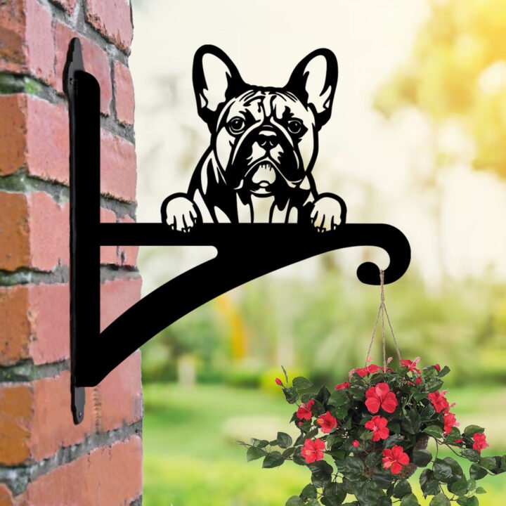 Hanging Basket Bracket French Bulldog image 0