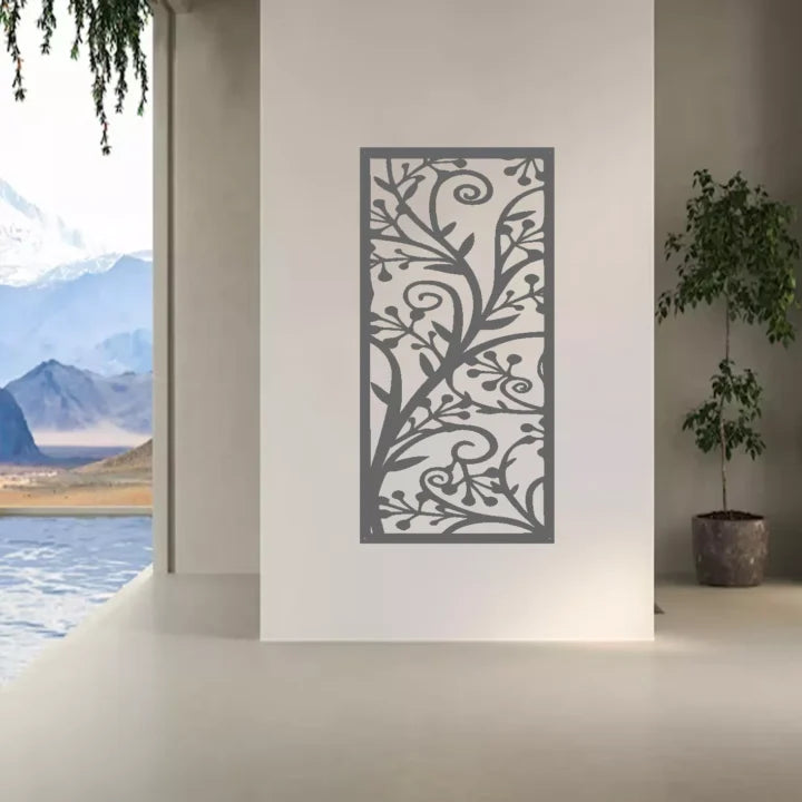 Metal Wall Art Flower Screen image 4