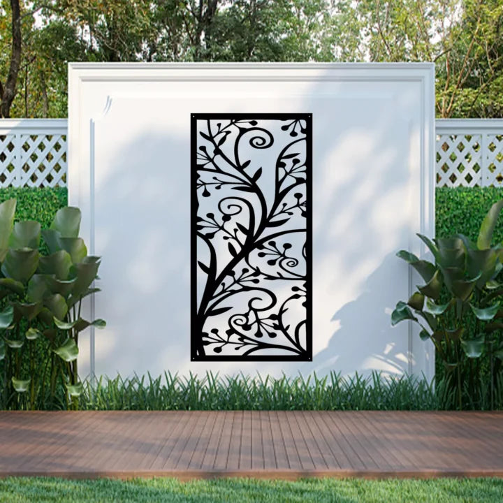 Metal Wall Art Flower Screen image