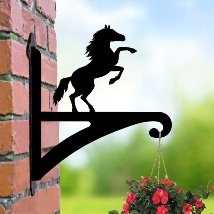 Hanging Basket Bracket Horse image 0