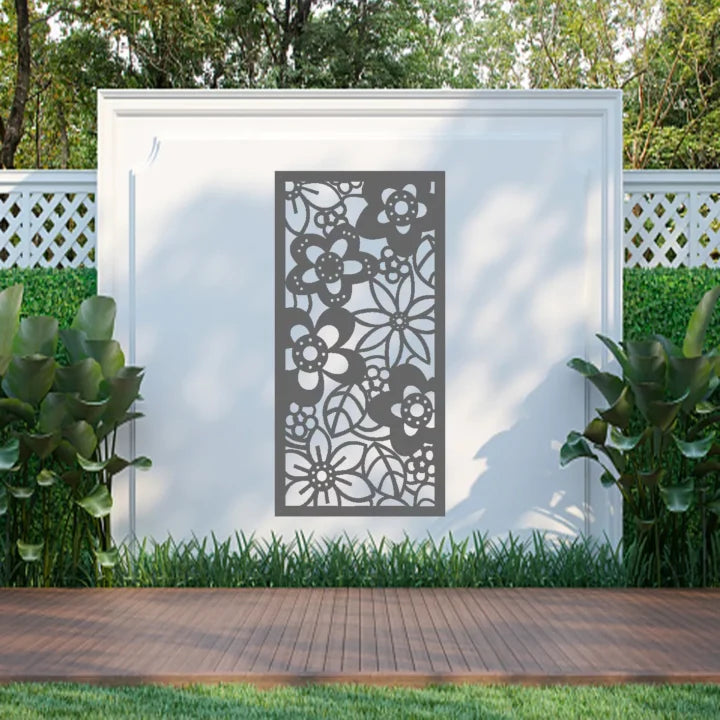 Metal Wall Art Flower Screen 2 image